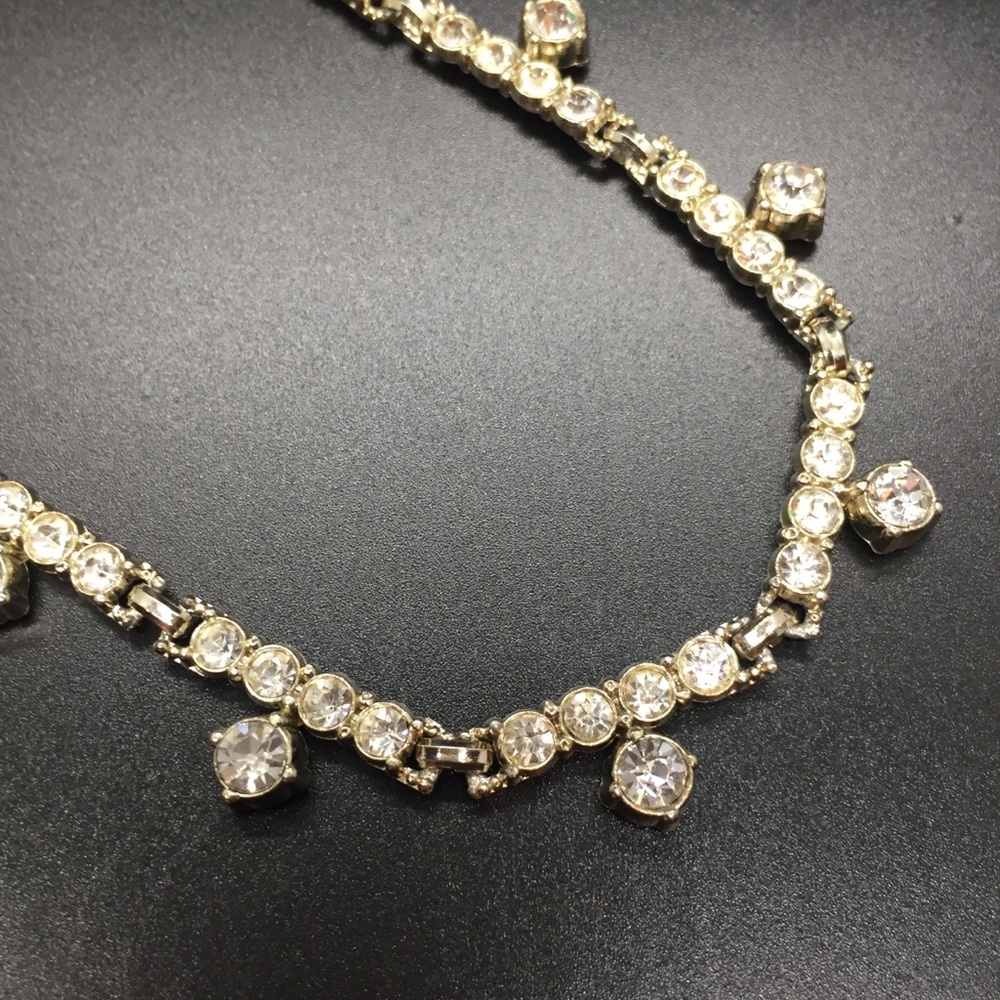 Vintage Rhinestone Choker - Picture 2 of 7